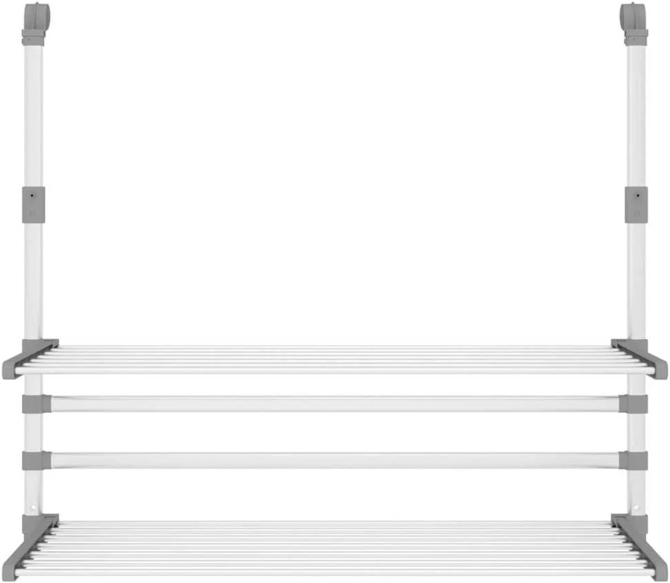 Skalbinių džiovykla balkonui, 89x25x(60–95)cm, aliuminis