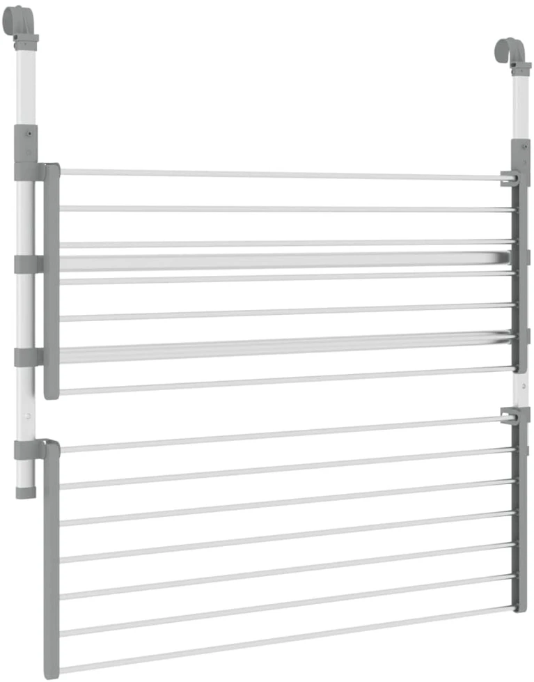 Skalbinių džiovykla balkonui, 89x25x(60–95)cm, aliuminis