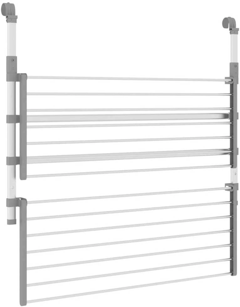 Skalbinių džiovykla balkonui, 89x25x(60–95)cm, aliuminis