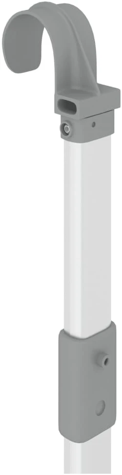 Skalbinių džiovykla balkonui, 89x25x(60–95)cm, aliuminis
