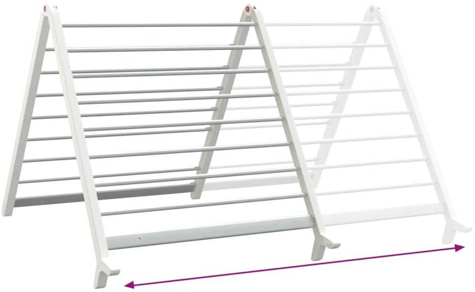 Skalbinių džiovykla voniai, prailginama nuo 53–90cm, aliuminis