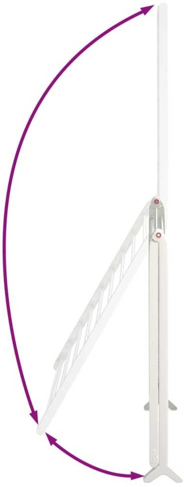 Skalbinių džiovykla voniai, prailginama nuo 53–90cm, aliuminis