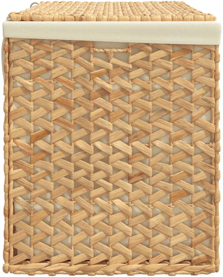 Skalbinių krepšys, 3 skyriai, 75x42,5x52cm, vandens hiacintas