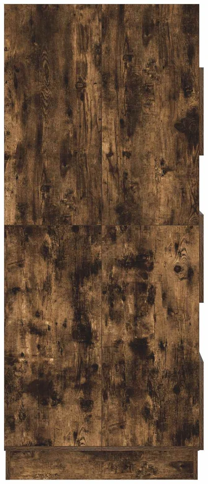Skalbinių spinta su saugykla Rūkyta ąžuolas 50 x 68 x 162 cm