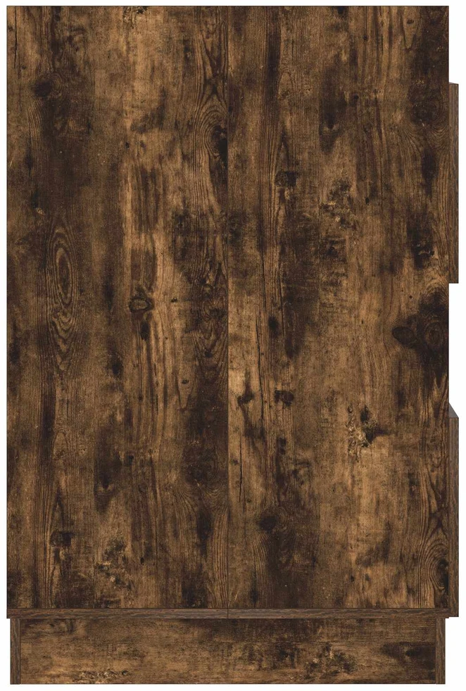 Skalbinių spinta su saugykla Rūkyta ąžuolas 50 x 68 x 102 cm