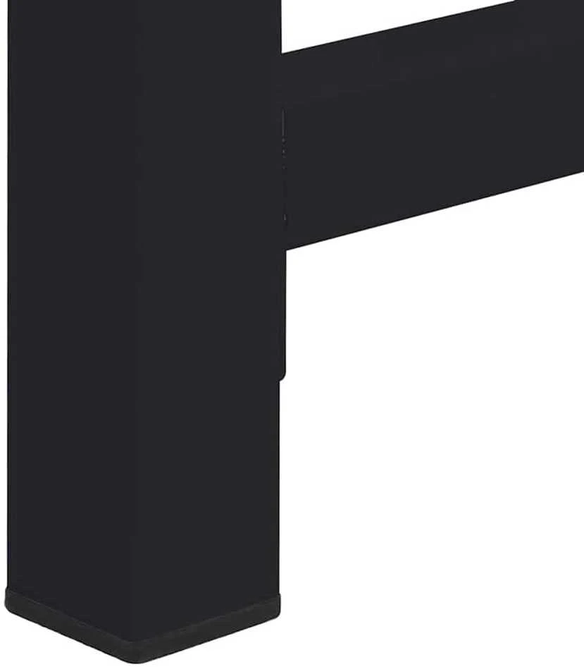 Skalbyklės pjedestalas 2 vnt. Juodas 120 x 56 x 52 cm Plienas