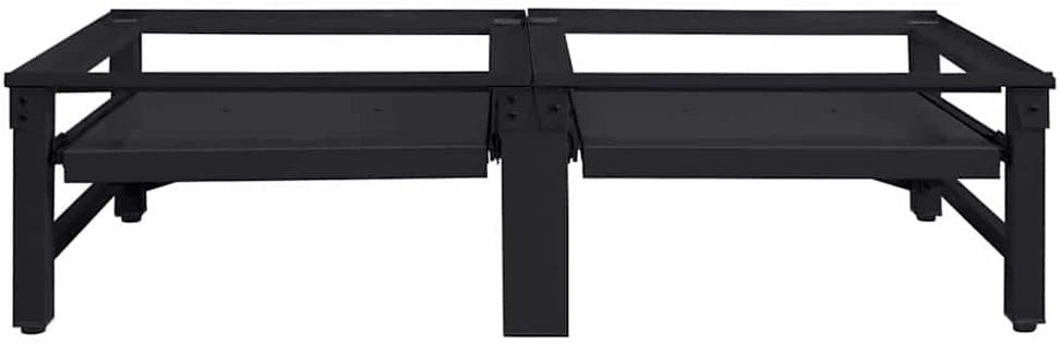 Skalbyklės pjedestalas 2 vnt. Juodas 124,5 x 61,5 x 32,5 cm