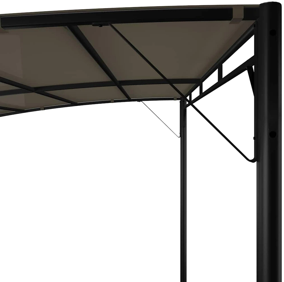 Sodo markizė nuo saulės, taupe spalvos, 3x3x2,55m