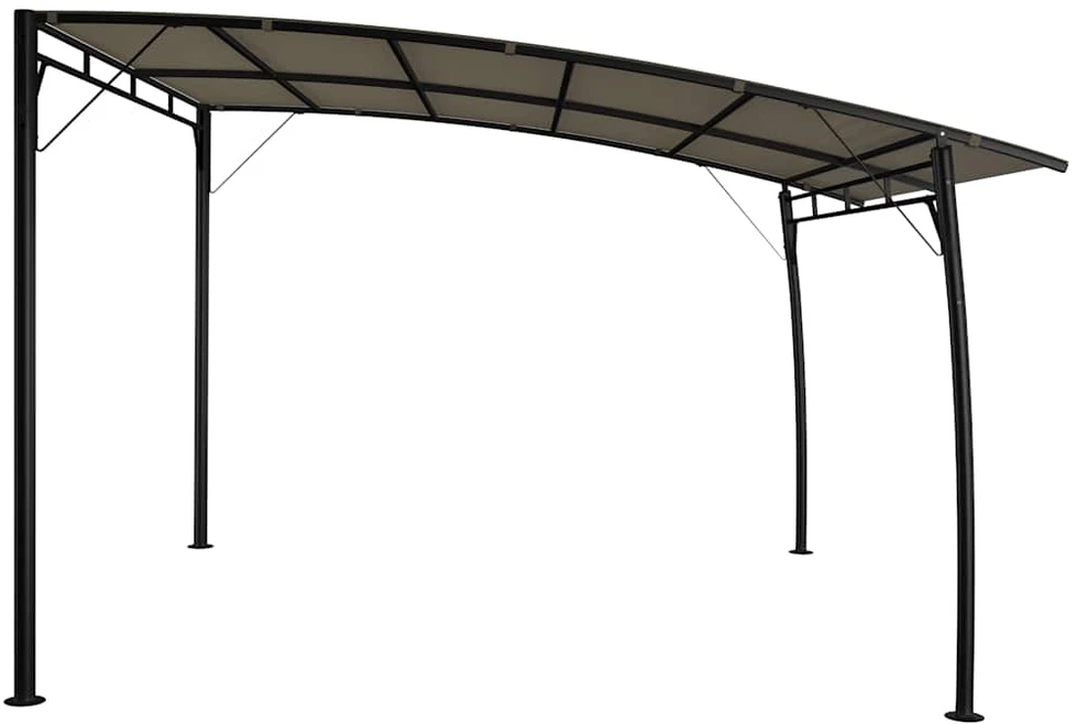 Sodo markizė nuo saulės, taupe spalvos, 3x3x2,55m