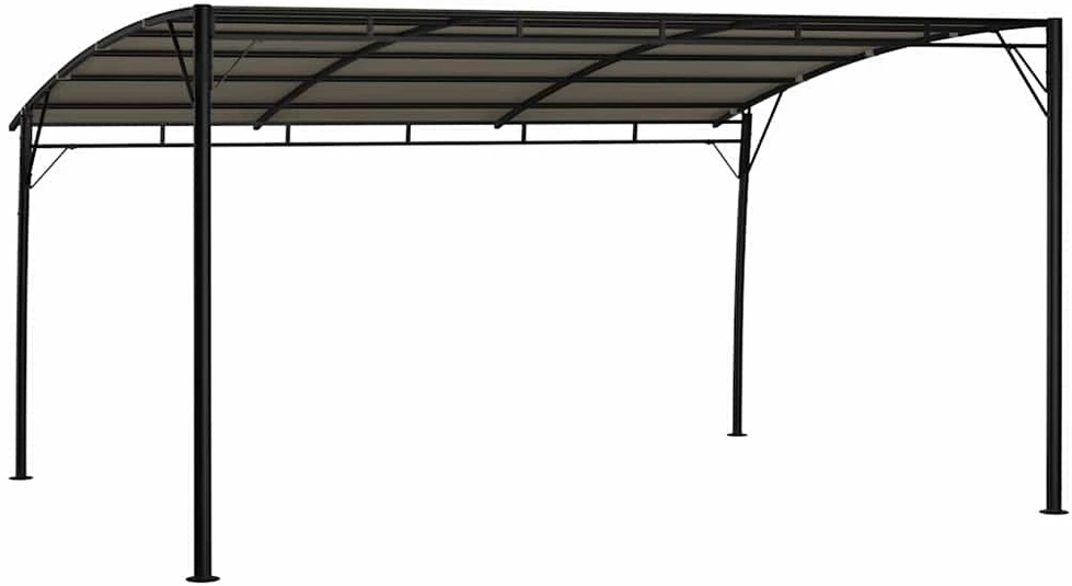 Sodo markizė nuo saulės, taupe spalvos, 4x3x2,55m