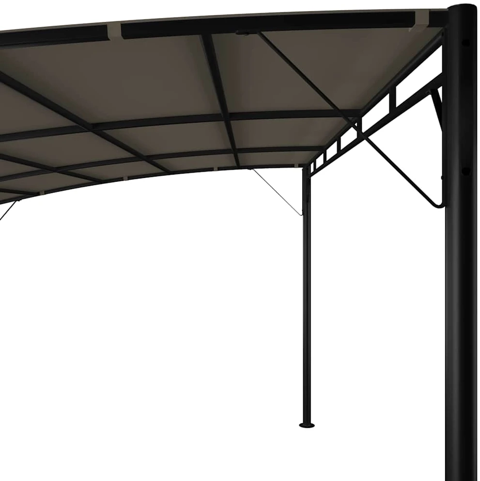 Sodo markizė nuo saulės, taupe spalvos, 4x3x2,55m