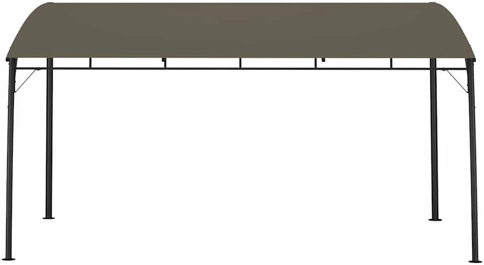 Sodo markizė nuo saulės, taupe spalvos, 4x3x2,55m