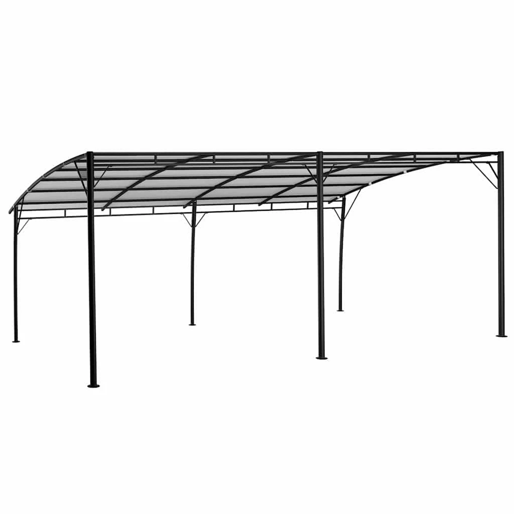 Sodo markizė nuo saulės, kreminės spalvos, 6x3x2,55m