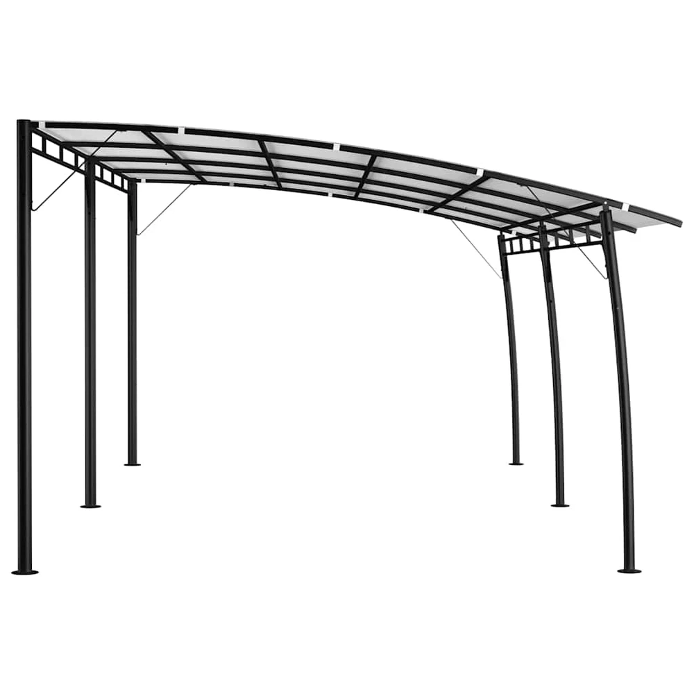Sodo markizė nuo saulės, kreminės spalvos, 6x3x2,55m