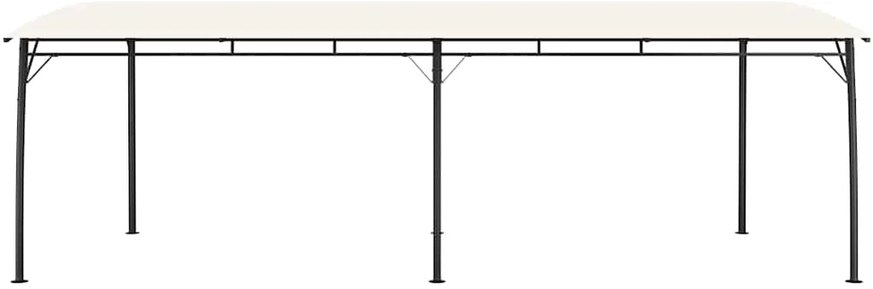 Sodo markizė nuo saulės, kreminės spalvos, 6x3x2,55m