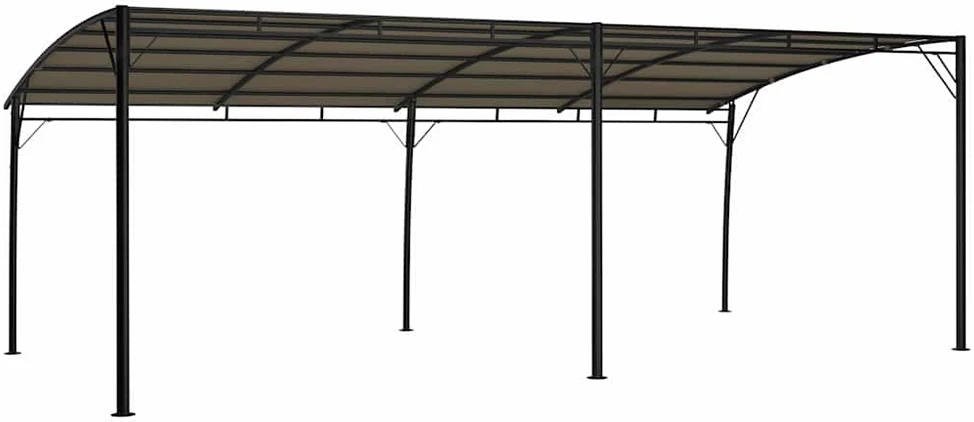 Sodo markizė nuo saulės, taupe spalvos, 6x3x2,55m