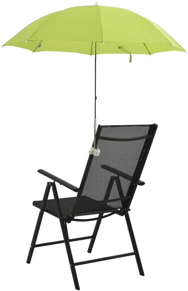 Skėčiai stovyklavimo kėdei, 2vnt., žalios spalvos, 105cm