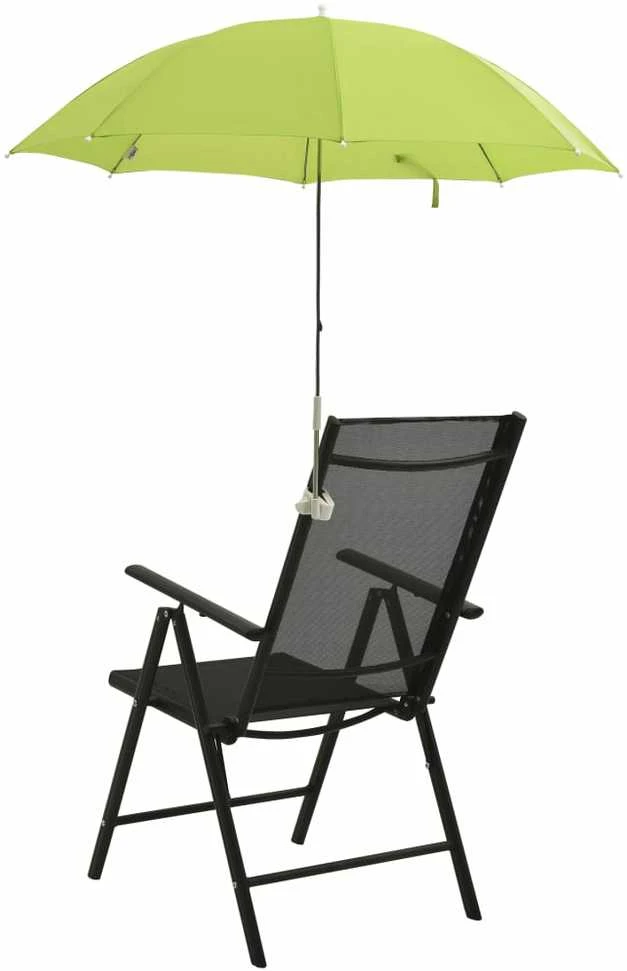 Skėčiai stovyklavimo kėdei, 2vnt., žalios spalvos, 105cm