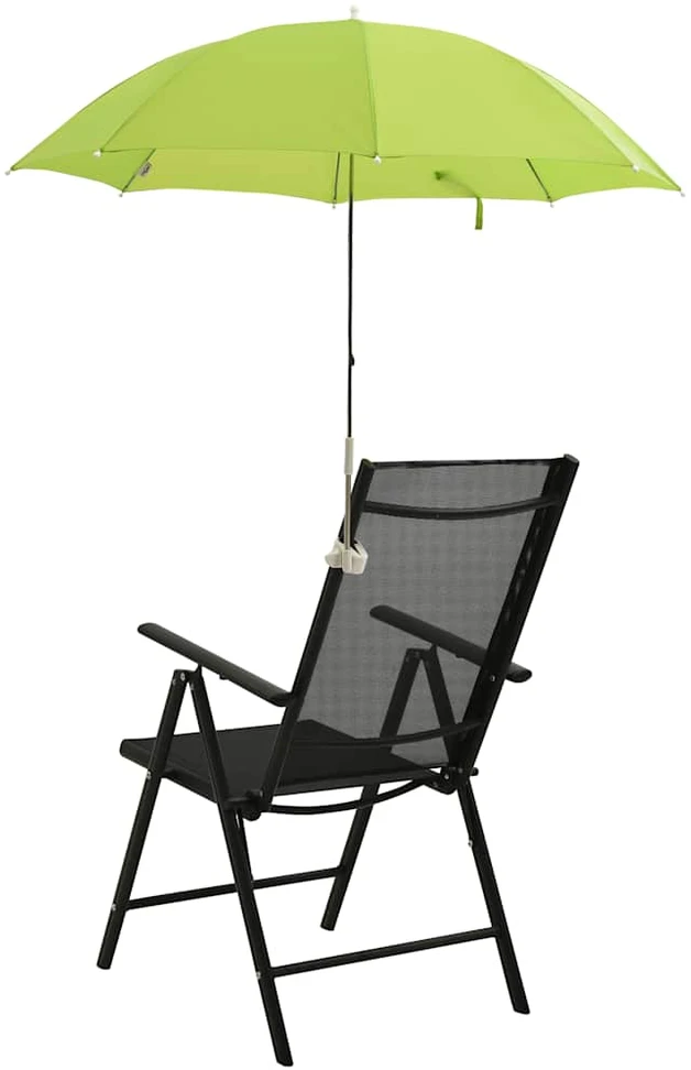 Skėčiai stovyklavimo kėdei, 2vnt., žalios spalvos, 105cm
