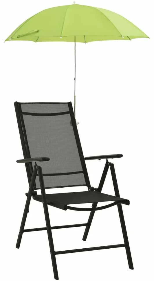 Skėčiai stovyklavimo kėdei, 2vnt., žalios spalvos, 105cm