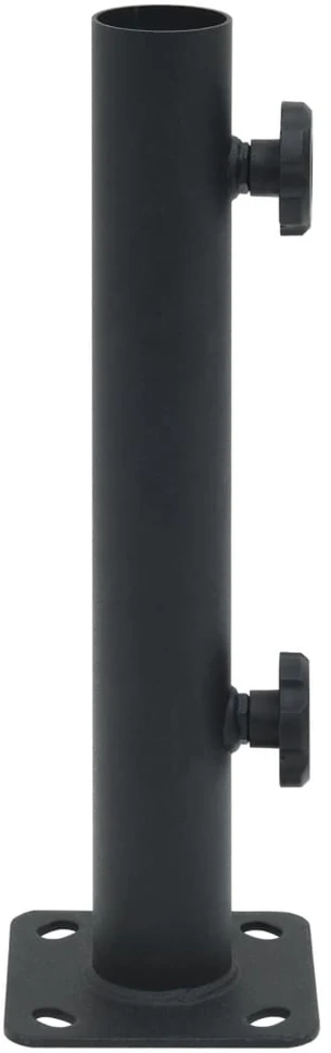 Skėčio pagrindas 32/34/38mm stulpams, matinis juodas, plienas