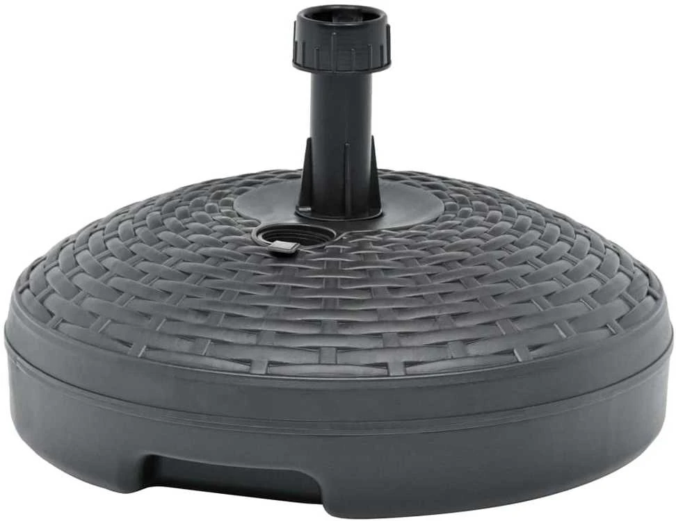 Skėčio pagrindas, antracito, 20l, ratano imitacijos plastikas