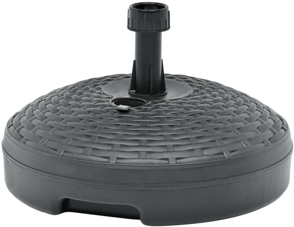 Skėčio pagrindas, antracito, 20l, ratano imitacijos plastikas