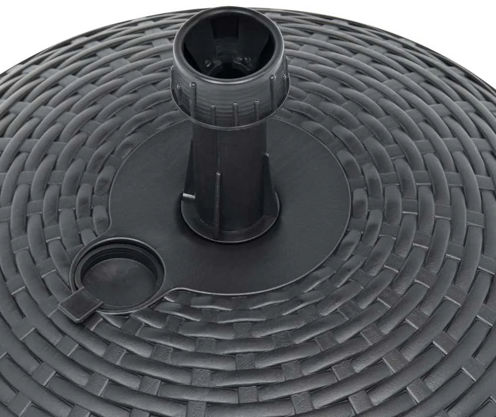 Skėčio pagrindas, antracito, 20l, ratano imitacijos plastikas