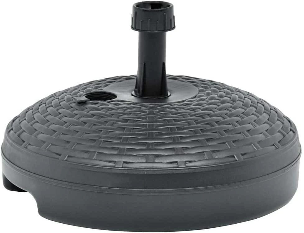 Skėčio pagrindas, antracito, 20l, ratano imitacijos plastikas