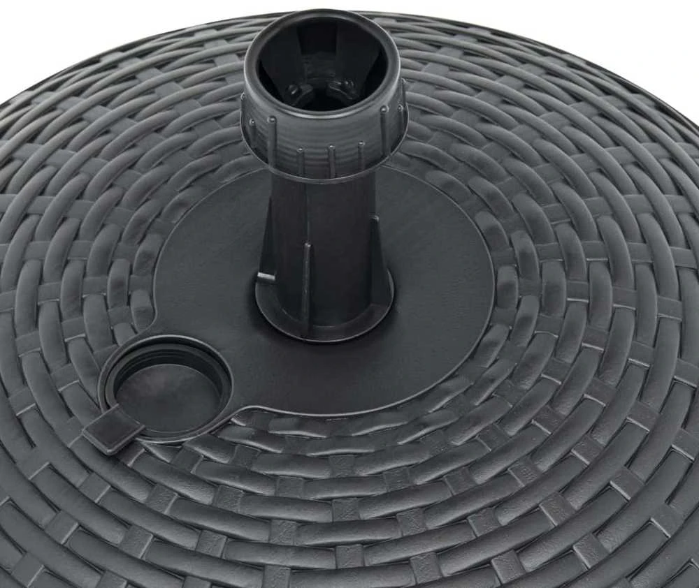 Skėčio pagrindas, antracito, 20l, ratano imitacijos plastikas