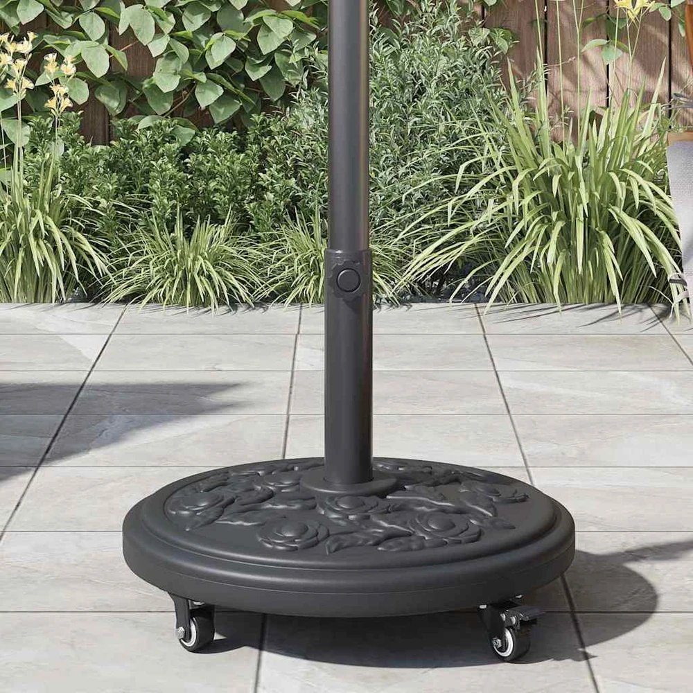 Skėčio pagrindas 15.6kg Juoda Geležis Apvali