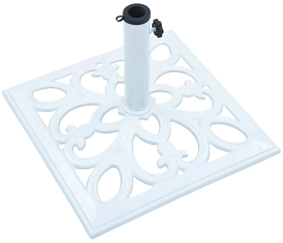 Skėčio pagrindas, baltos spalvos, ketus, 12kg, 49cm
