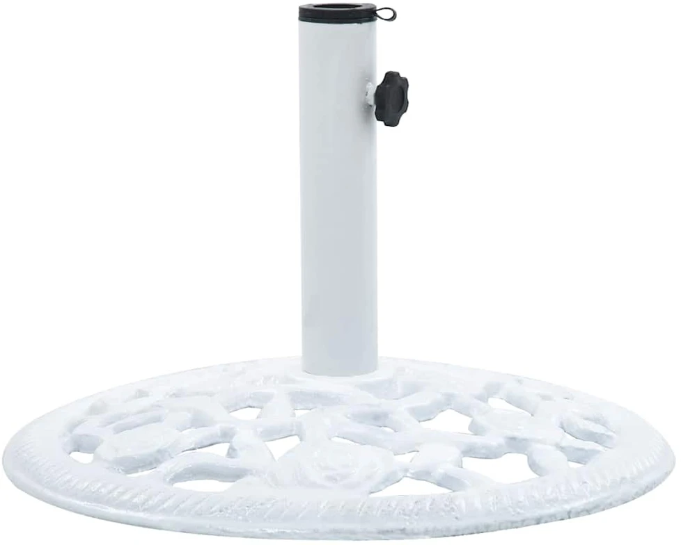 Skėčio pagrindas, baltos spalvos, ketus, 12kg, 48cm