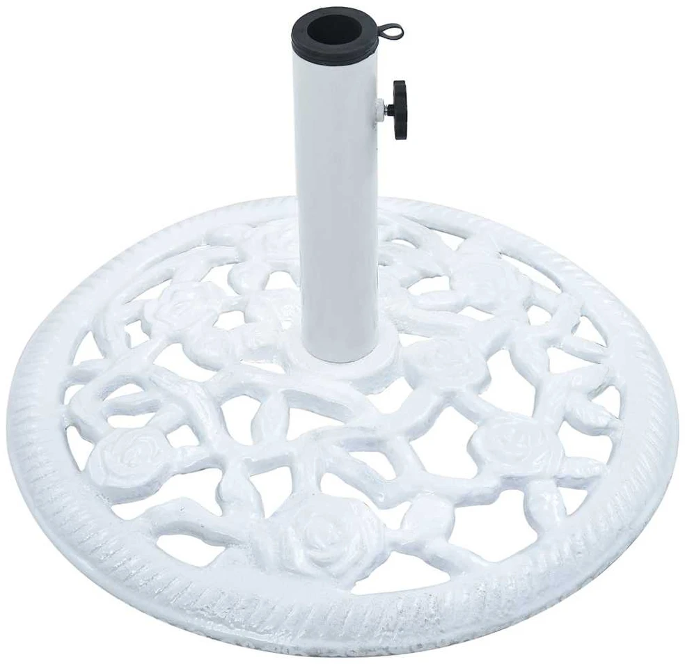 Skėčio pagrindas, baltos spalvos, ketus, 12kg, 48cm