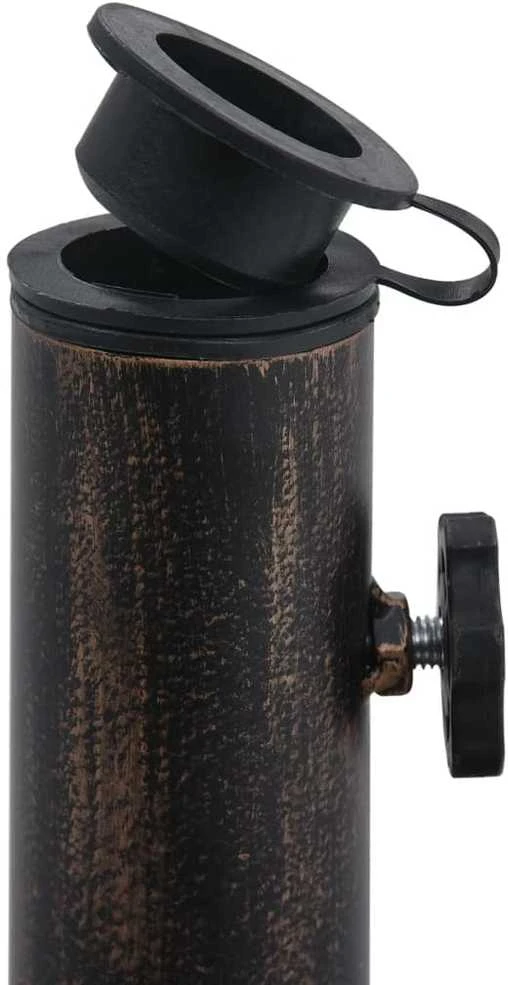 Skėčio pagrindas, bronzinės spalvos, ketus, 12kg, 48cm