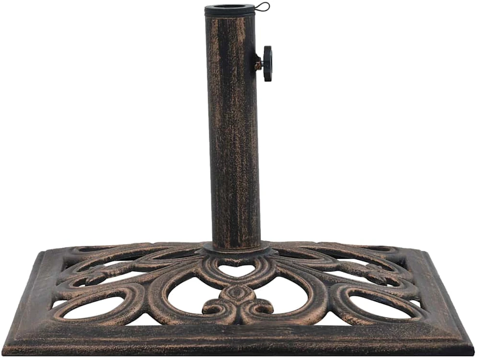 Skėčio pagrindas, bronzinės spalvos, ketus, 12kg, 49cm