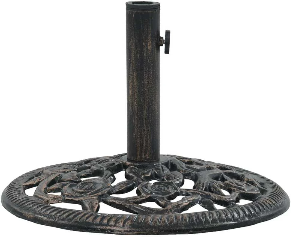 Skėčio pagrindas, bronzinės spalvos, ketus, 12kg, 48cm