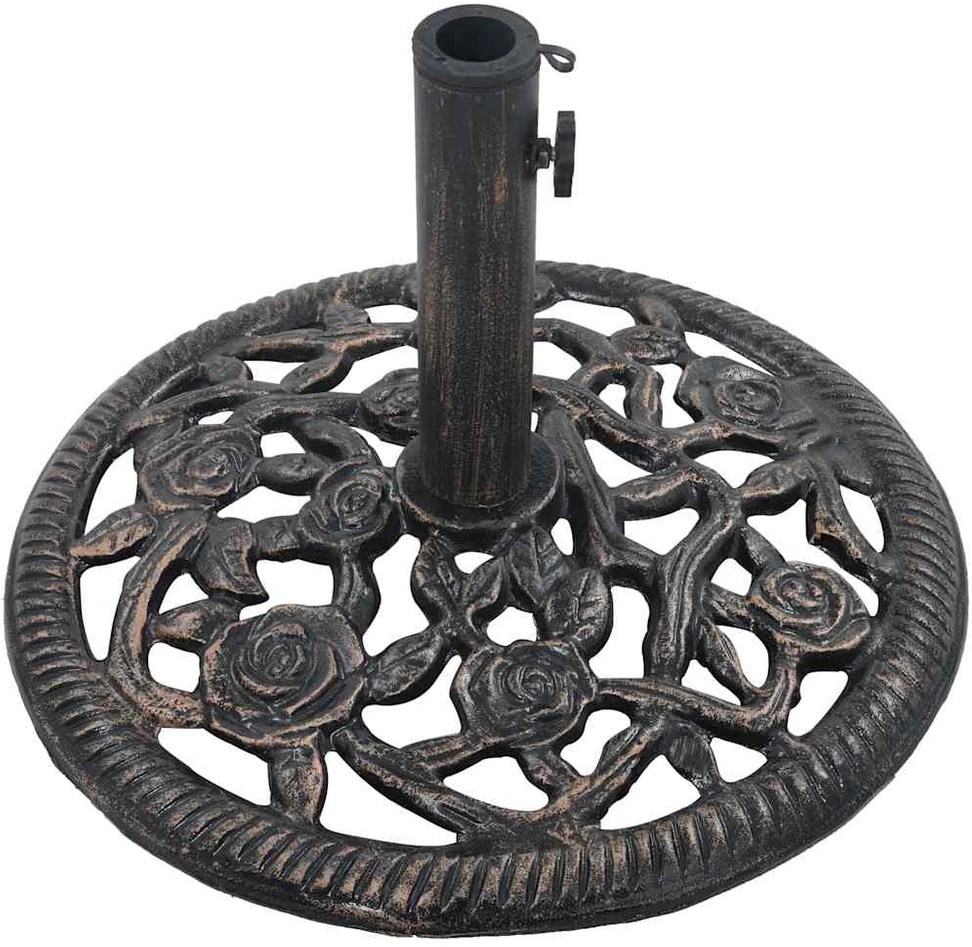 Skėčio pagrindas, bronzinės spalvos, ketus, 12kg, 48cm