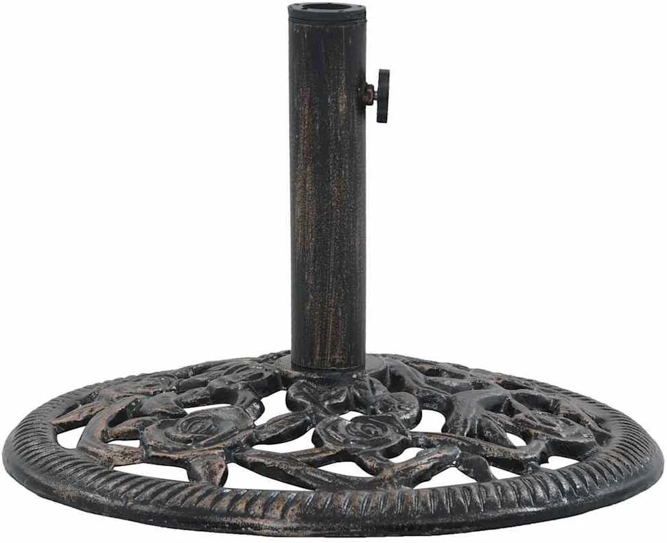 Skėčio pagrindas, bronzinės spalvos, ketus, 12kg, 48cm