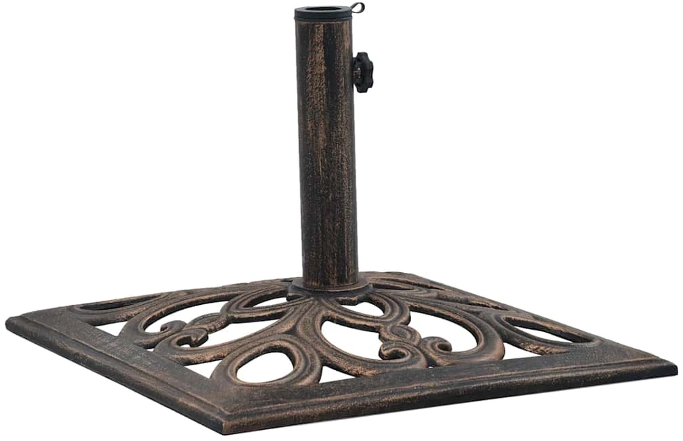 Skėčio pagrindas, bronzinės spalvos, ketus, 12kg, 49cm
