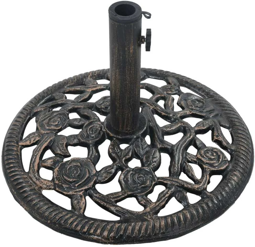 Skėčio pagrindas, bronzinės spalvos, ketus, 12kg, 48cm