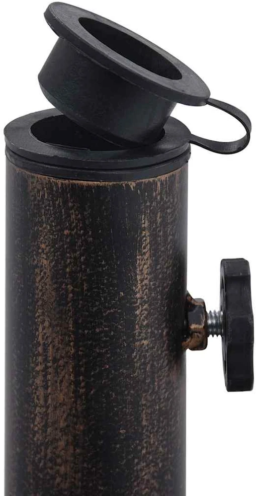 Skėčio pagrindas, bronzinės spalvos, ketus, 12kg, 48cm