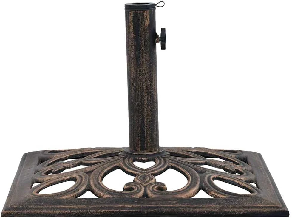 Skėčio pagrindas, bronzinės spalvos, ketus, 12kg, 49cm