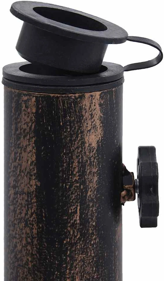 Skėčio pagrindas, bronzinės spalvos, ketus, 12kg, 49cm