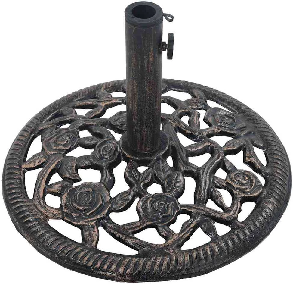 Skėčio pagrindas, bronzinės spalvos, ketus, 12kg, 48cm