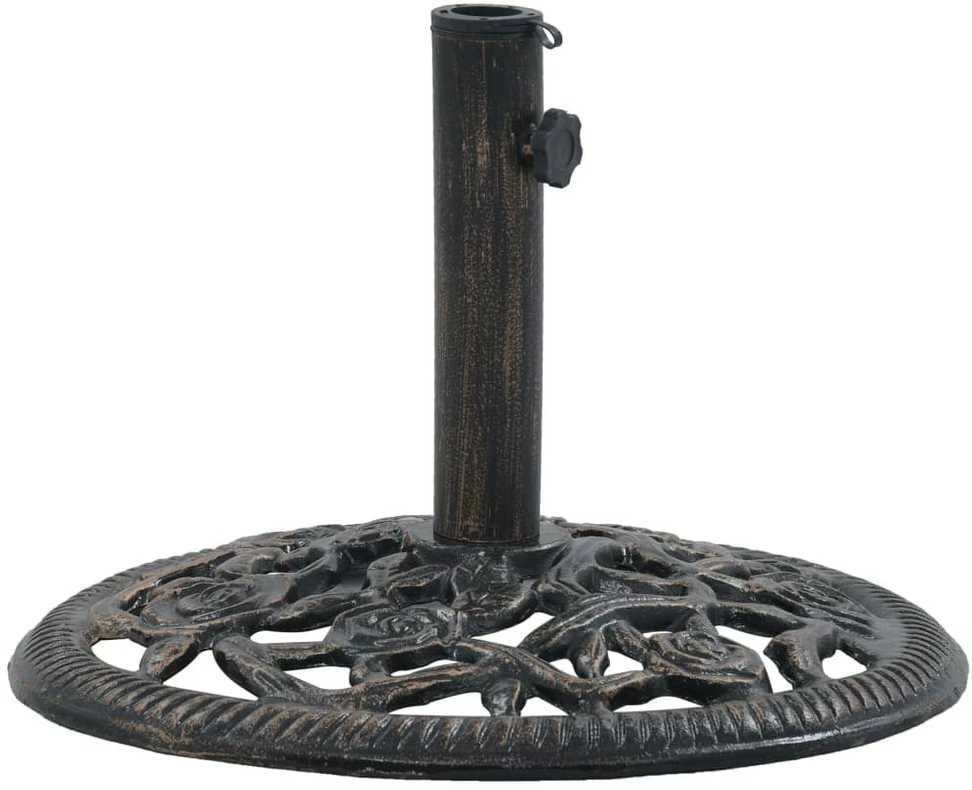 Skėčio pagrindas, bronzinės spalvos, ketus, 12kg, 48cm