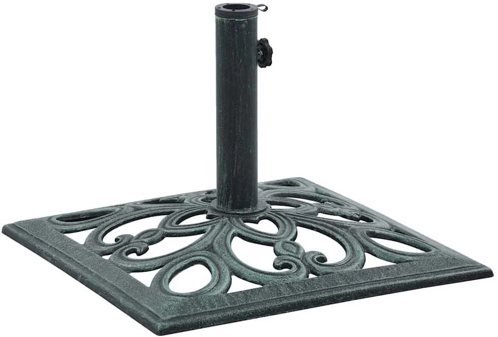 Skėčio pagrindas, žalios spalvos, 12kg, 49cm, ketus