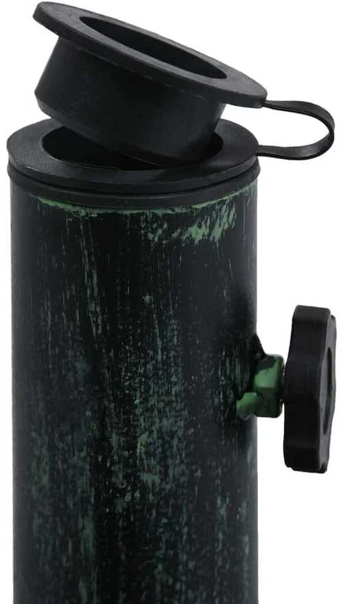 Skėčio pagrindas, žalios spalvos, 12kg, 49cm, ketus