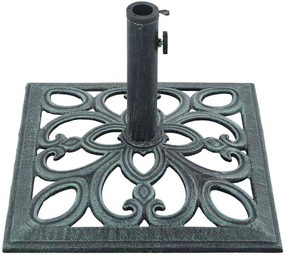 Skėčio pagrindas, žalios spalvos, 12kg, 49cm, ketus