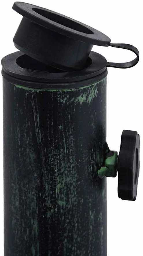Skėčio pagrindas, žalios spalvos, 12kg, 49cm, ketus